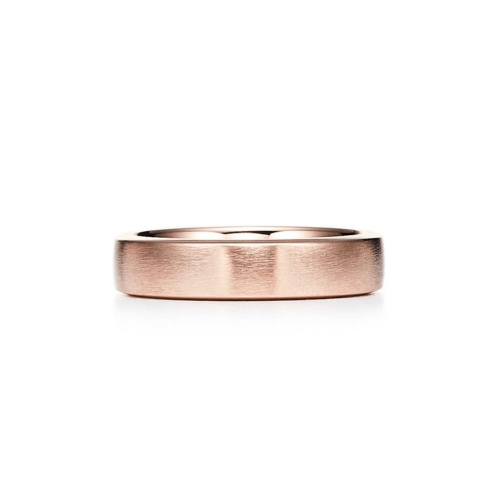 Tiffany Essential Band Satin Finish Ring RoseGold